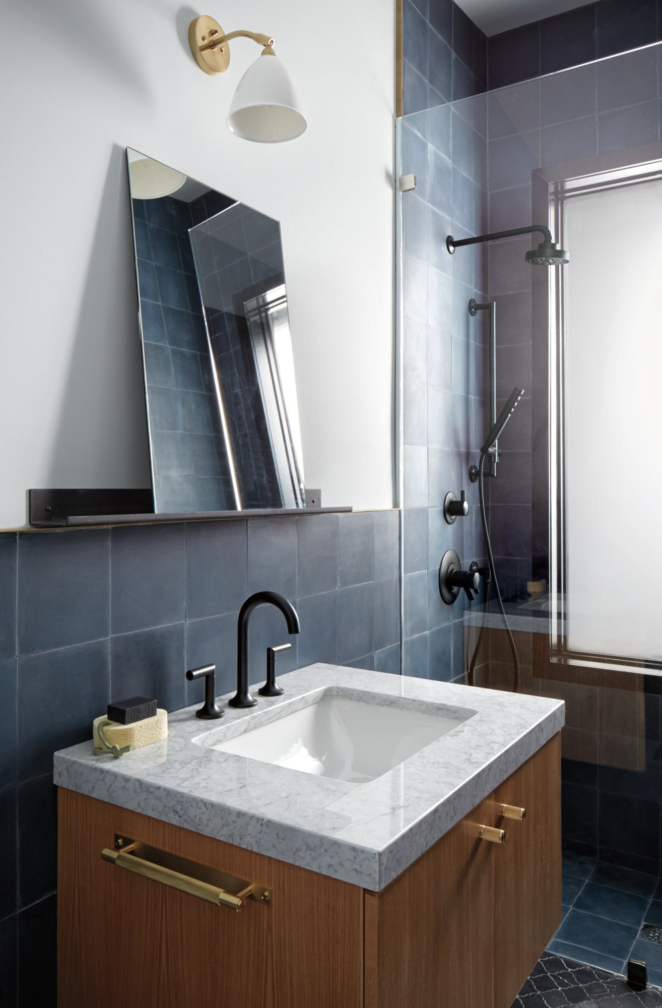 matte black diverter trim