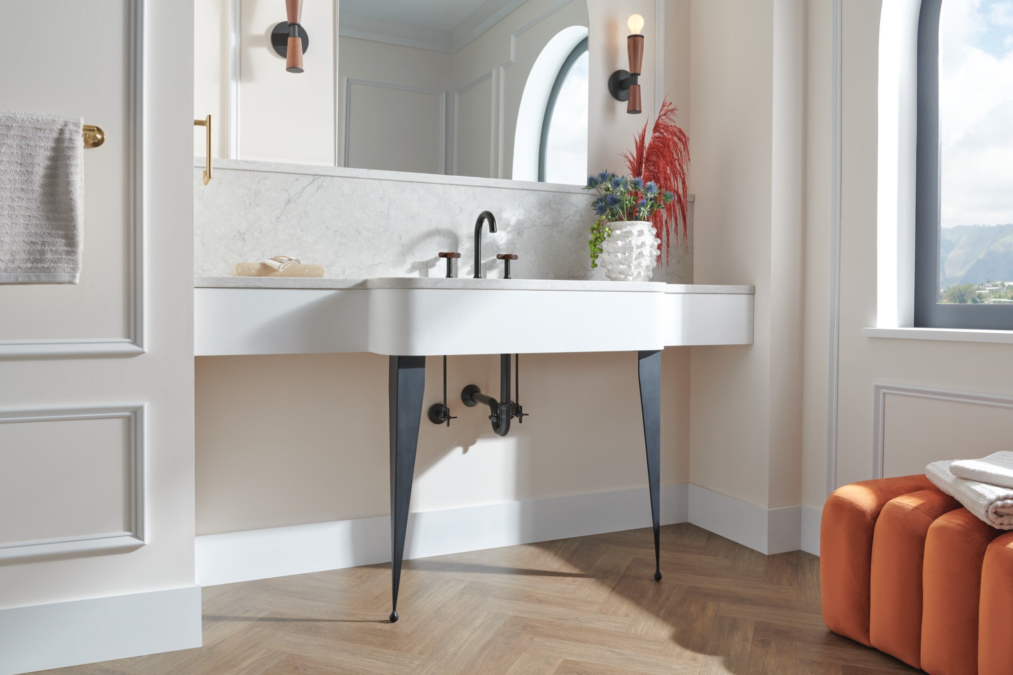 matte black supply stop valve