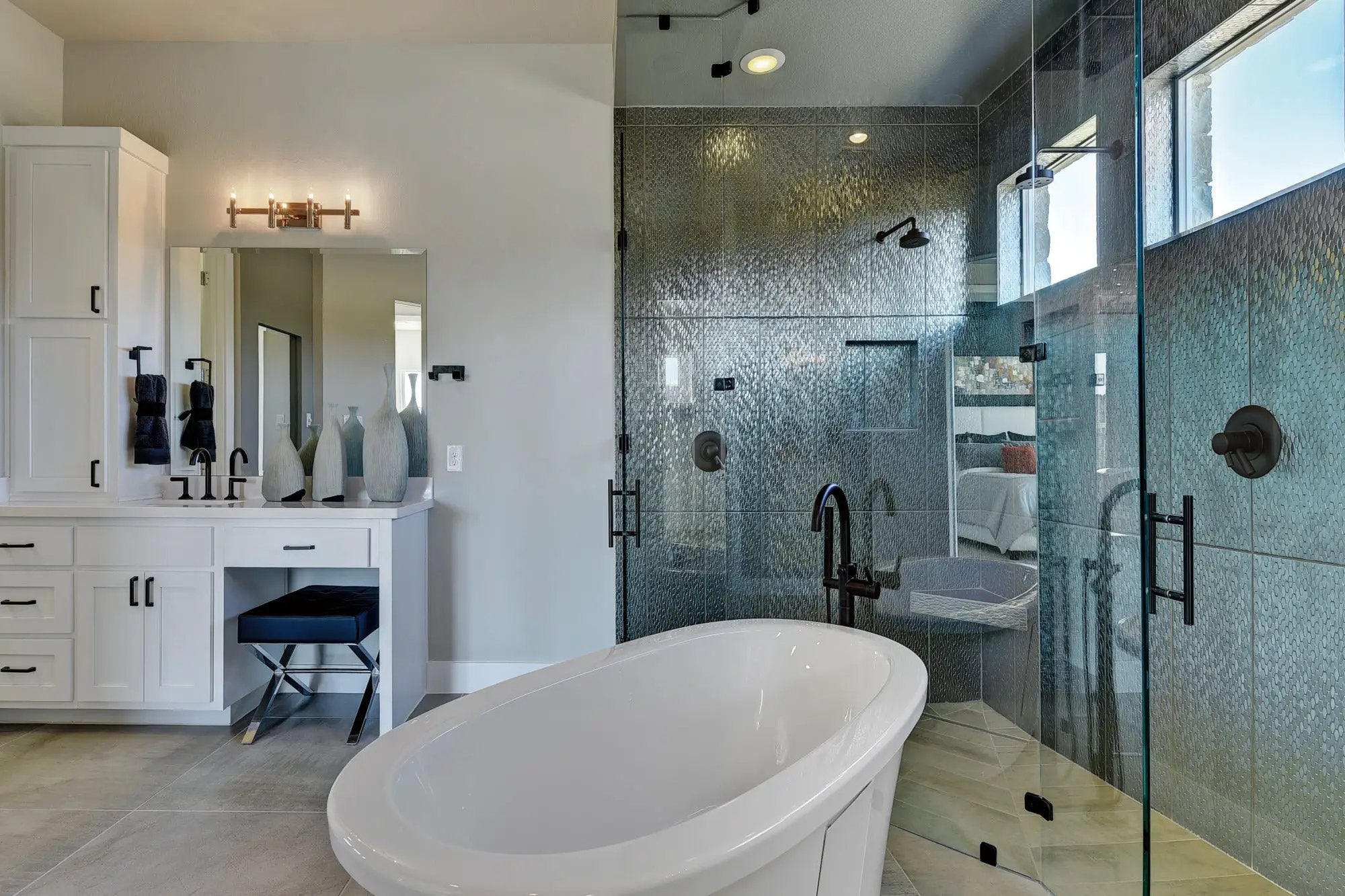 matte black showerhead