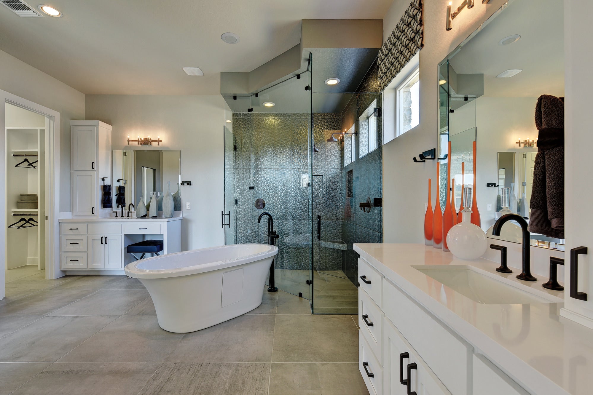 matte black thermostatic valve