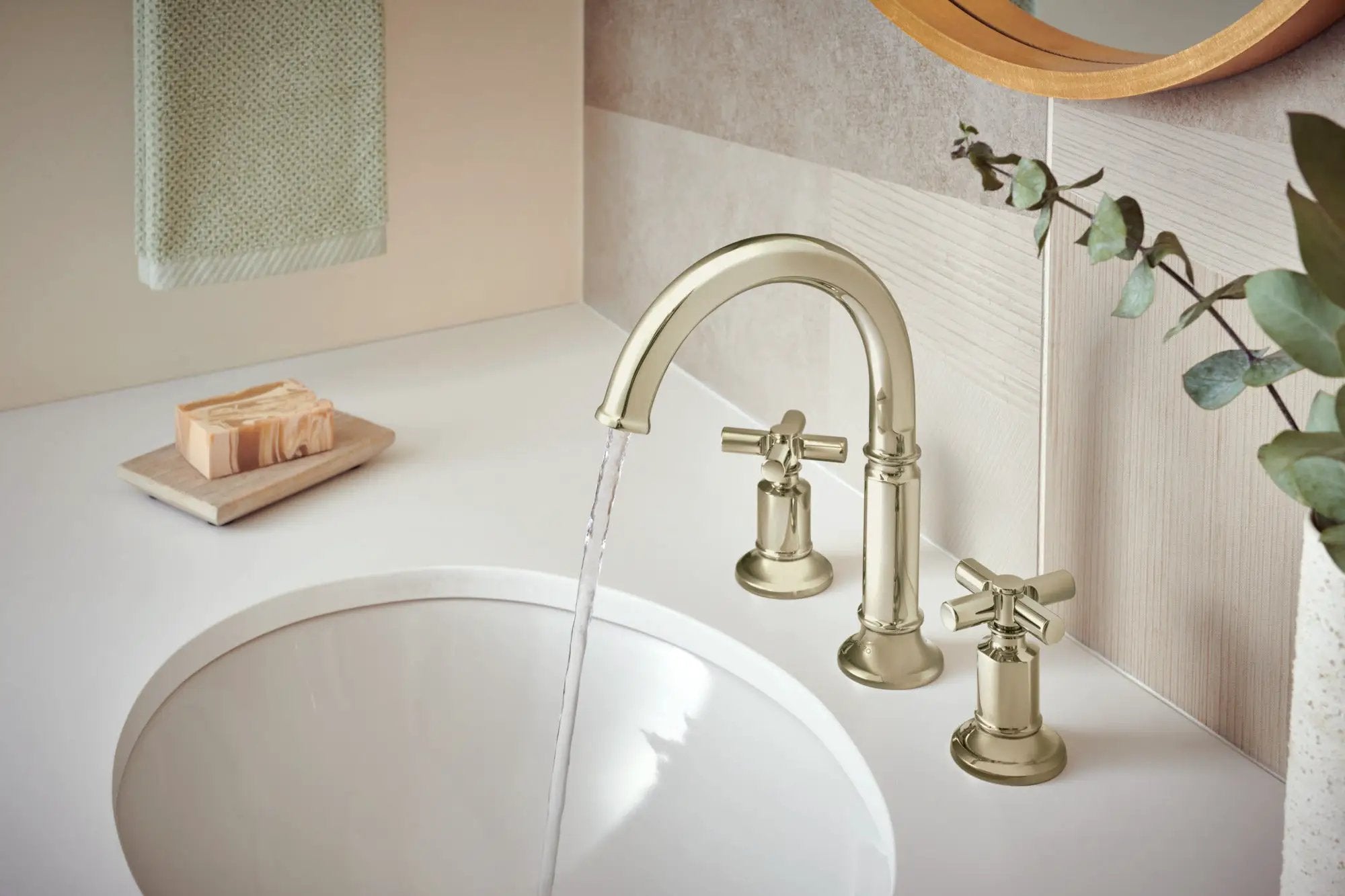 polished nickel handle kit