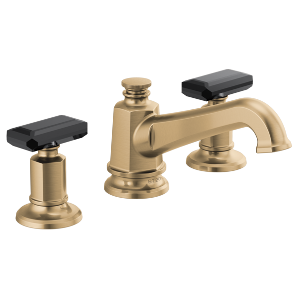 Brizo Invari Widespread Lavatory Faucet with Angled Spout - Less Handles 1.5 GPM by Brizo