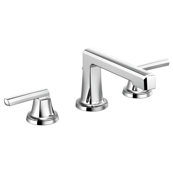 chrome lavatory faucet
