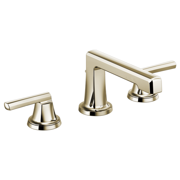 polished nickel lavatory faucet