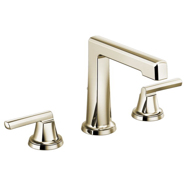 polished nickel lavatory faucet