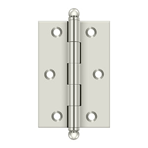 Deltana 3" x 2" Hinge with Ball Tips