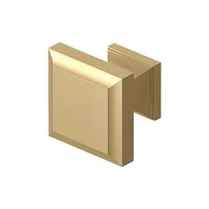 Deltana 1-3/16" x 1-3/16" Decorative Square Knob by Deltana