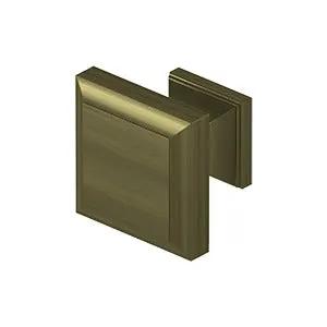 Deltana 1-3/16" x 1-3/16" Decorative Square Knob by Deltana