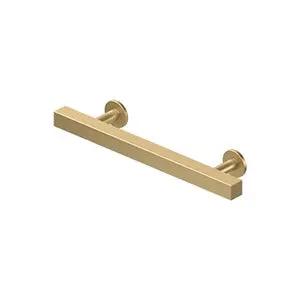 Deltana Solid Brass 4" Pommel Contemporary Cabinet Pull by Deltana