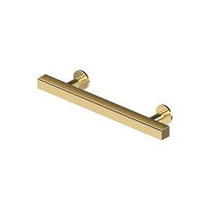 Deltana Solid Brass 4" Pommel Contemporary Cabinet Pull