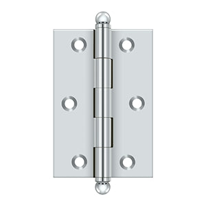 polished chrome hinge