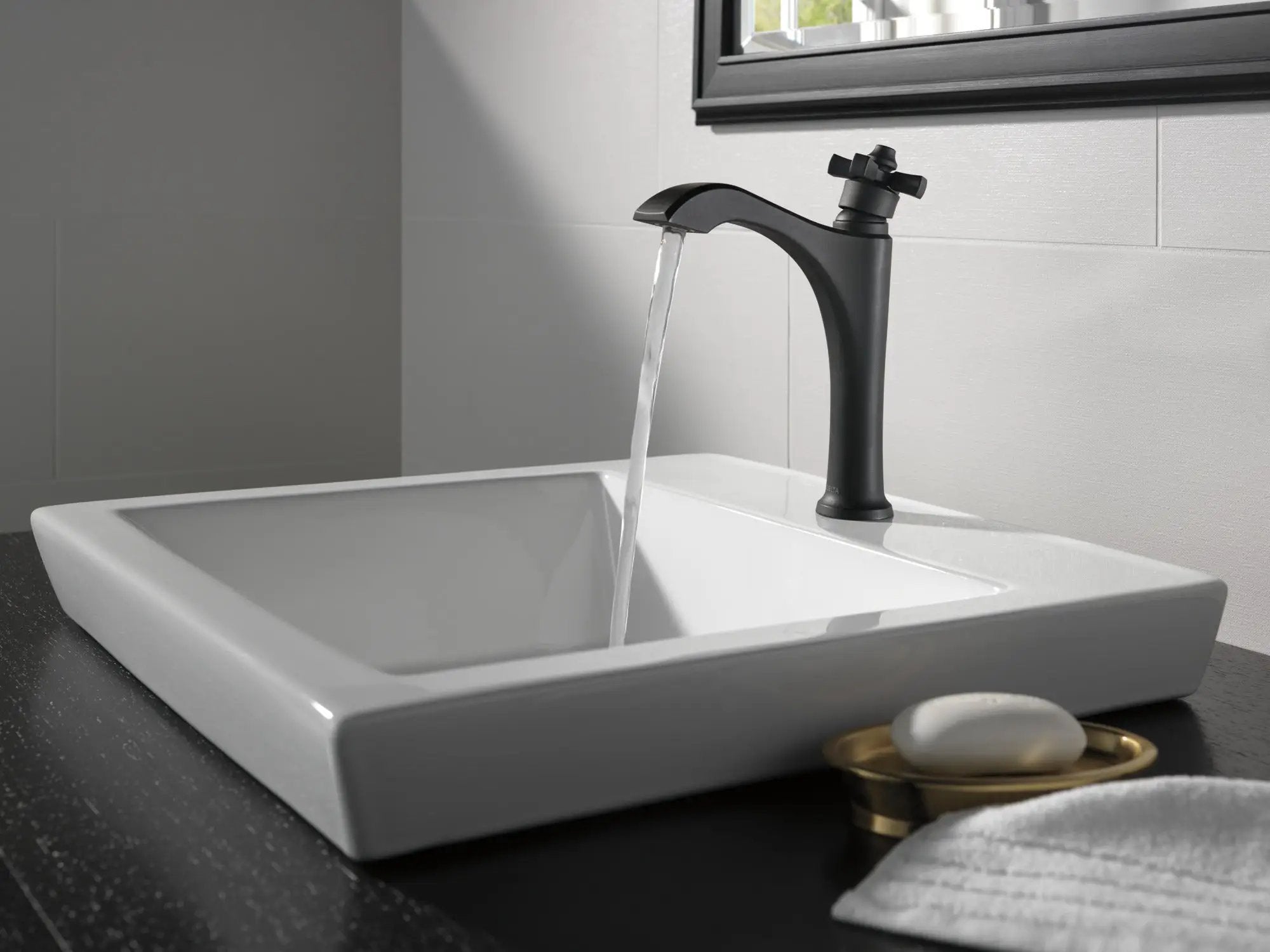 matte black bathroom faucet