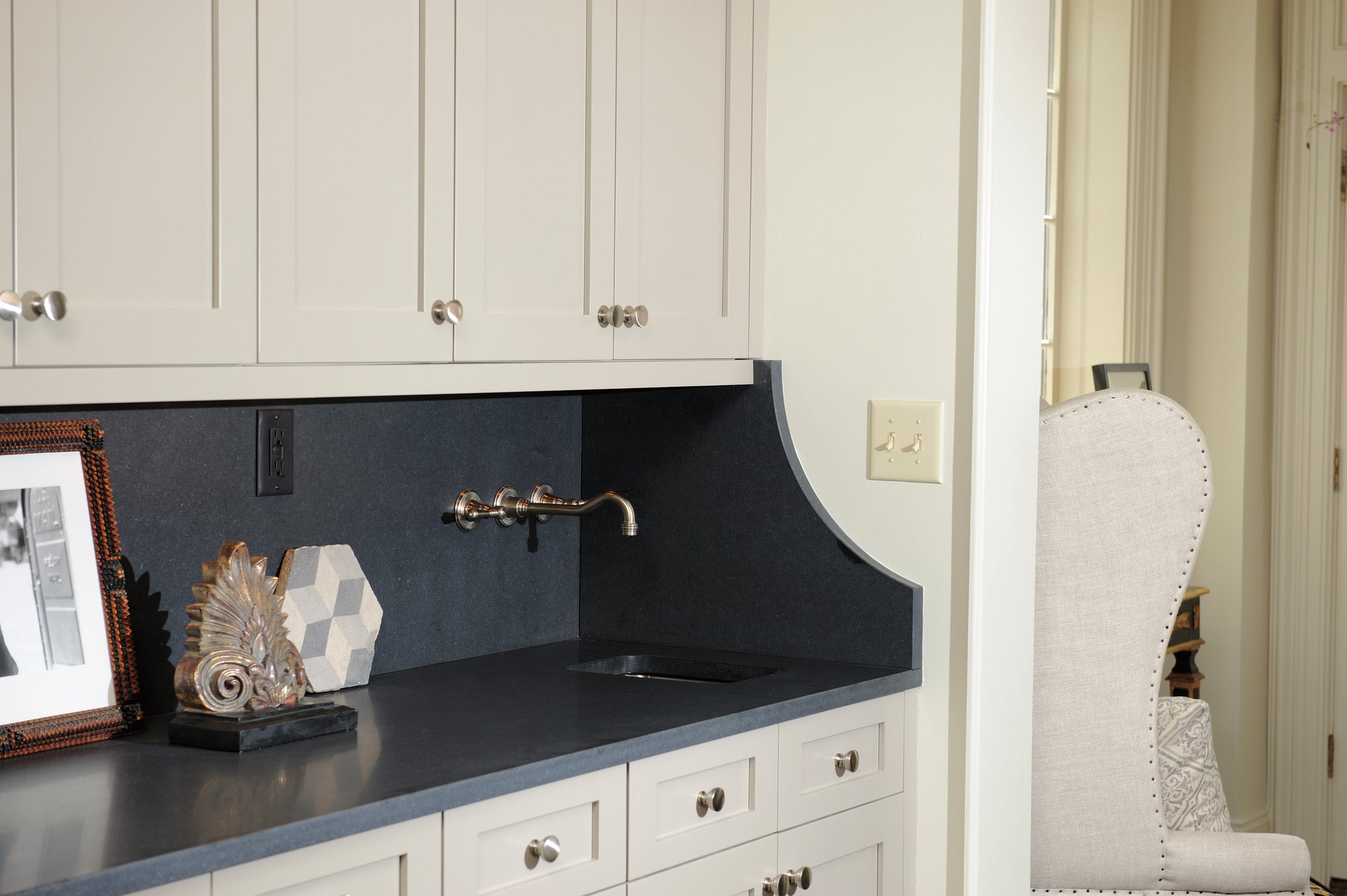 brushed nickel lavatory faucet