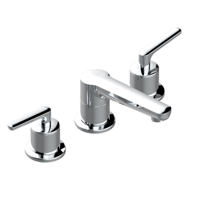 chrome polished faucet