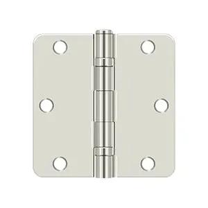 Deltana 3-1/2" x 3-1/2" x 1/4" Radius Hinge, Ball Bearing by Deltana