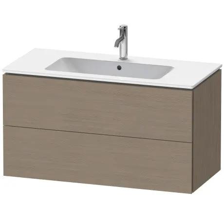 Duravit L-Cube Two Drawer 40" Wall-Mount Vanity Unit by Duravit