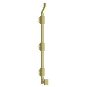 Deltana Solid Brass 18" Modern Offset Surface Bolt