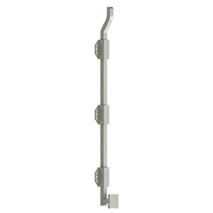Deltana Solid Brass 18" Modern Offset Surface Bolt