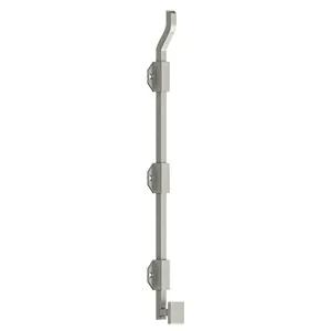 Deltana Solid Brass 18" Modern Offset Surface Bolt by Deltana