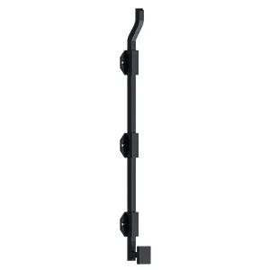 Deltana Solid Brass 18" Modern Offset Surface Bolt by Deltana