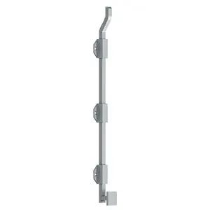 Deltana Solid Brass 18" Modern Offset Surface Bolt by Deltana
