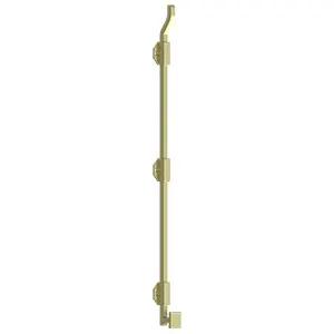Deltana Solid Brass 26" Modern Offset Surface Bolt by Deltana