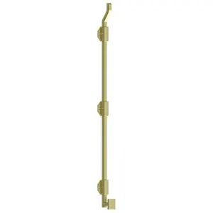 Deltana Solid Brass 26" Modern Offset Surface Bolt by Deltana