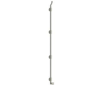 Deltana Solid Brass 42" Modern Offset Surface Bolt