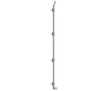 Deltana Solid Brass 42" Modern Offset Surface Bolt by Deltana
