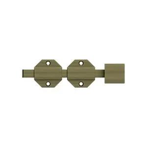 Deltana 6" Modern Solid Brass Surface Bolt by Deltana