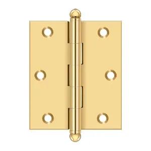 Deltana 3" x 2-1/2" Hinge with Ball Tips by Deltana