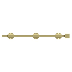Deltana 18" Modern Solid Brass Surface Bolt