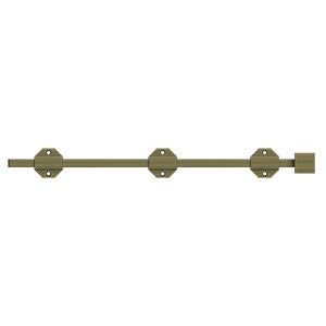 Deltana 18" Modern Solid Brass Surface Bolt