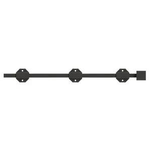 Deltana 18" Modern Solid Brass Surface Bolt by Deltana