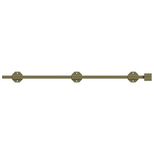 Deltana 24" Modern Solid Brass Surface Bolt