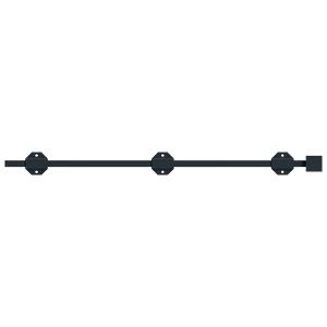 Deltana 24" Modern Solid Brass Surface Bolt by Deltana