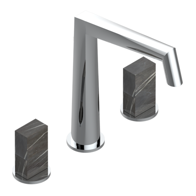 chrome polished faucet