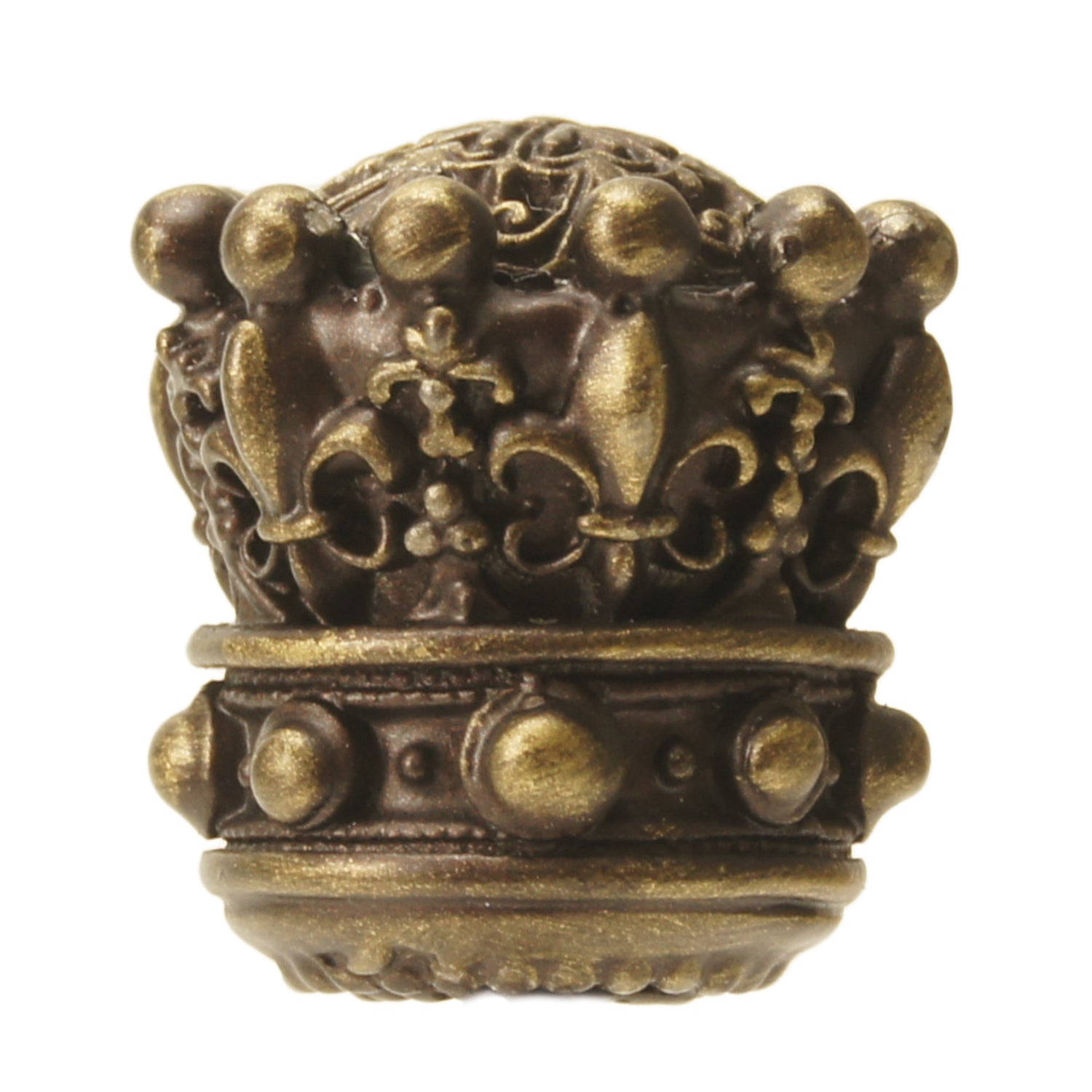 antique brass knob