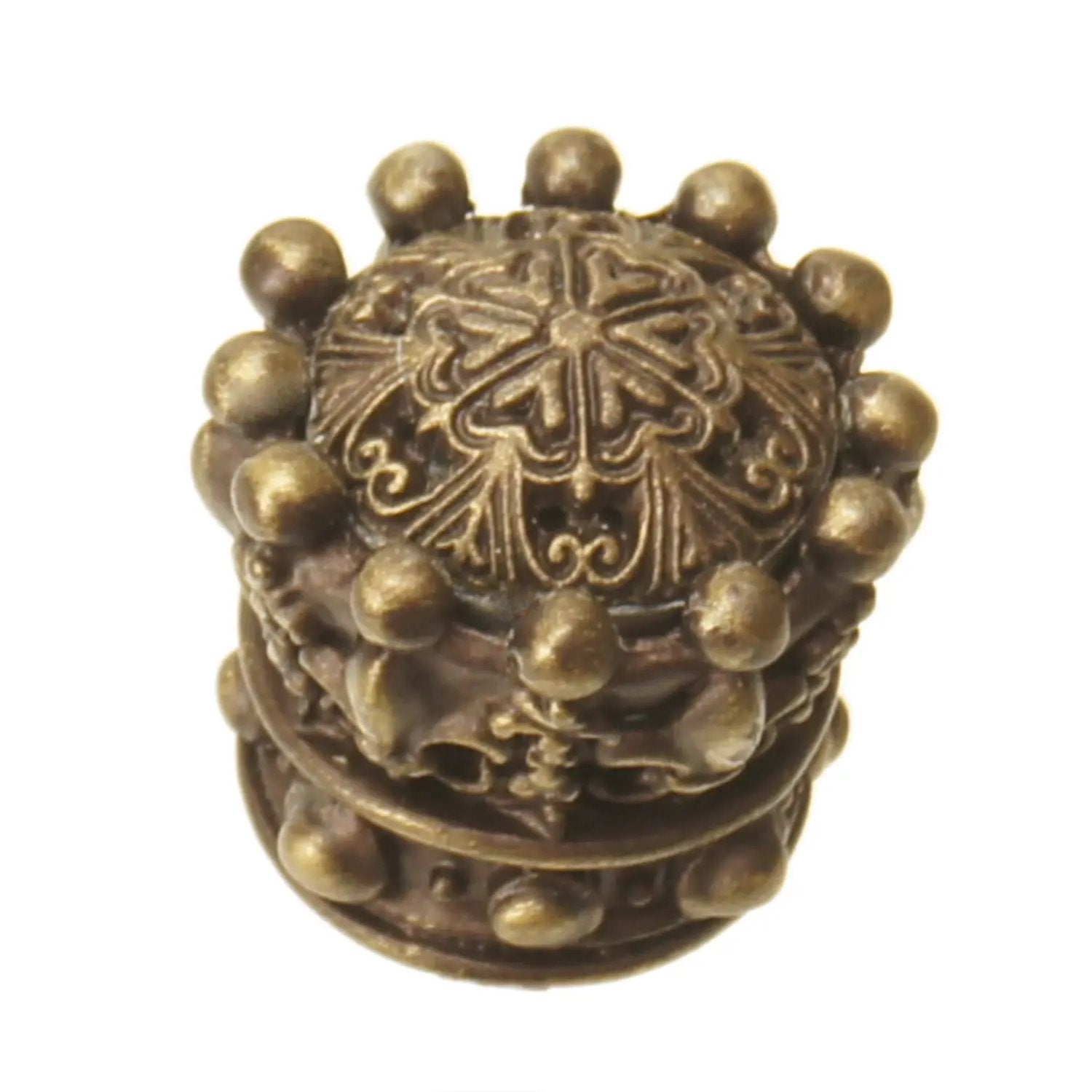antique brass knob