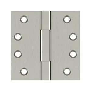 Deltana 4"x 4" Solid Brass Square Knuckle Hinges by Deltana