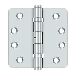 polished chrome hinges