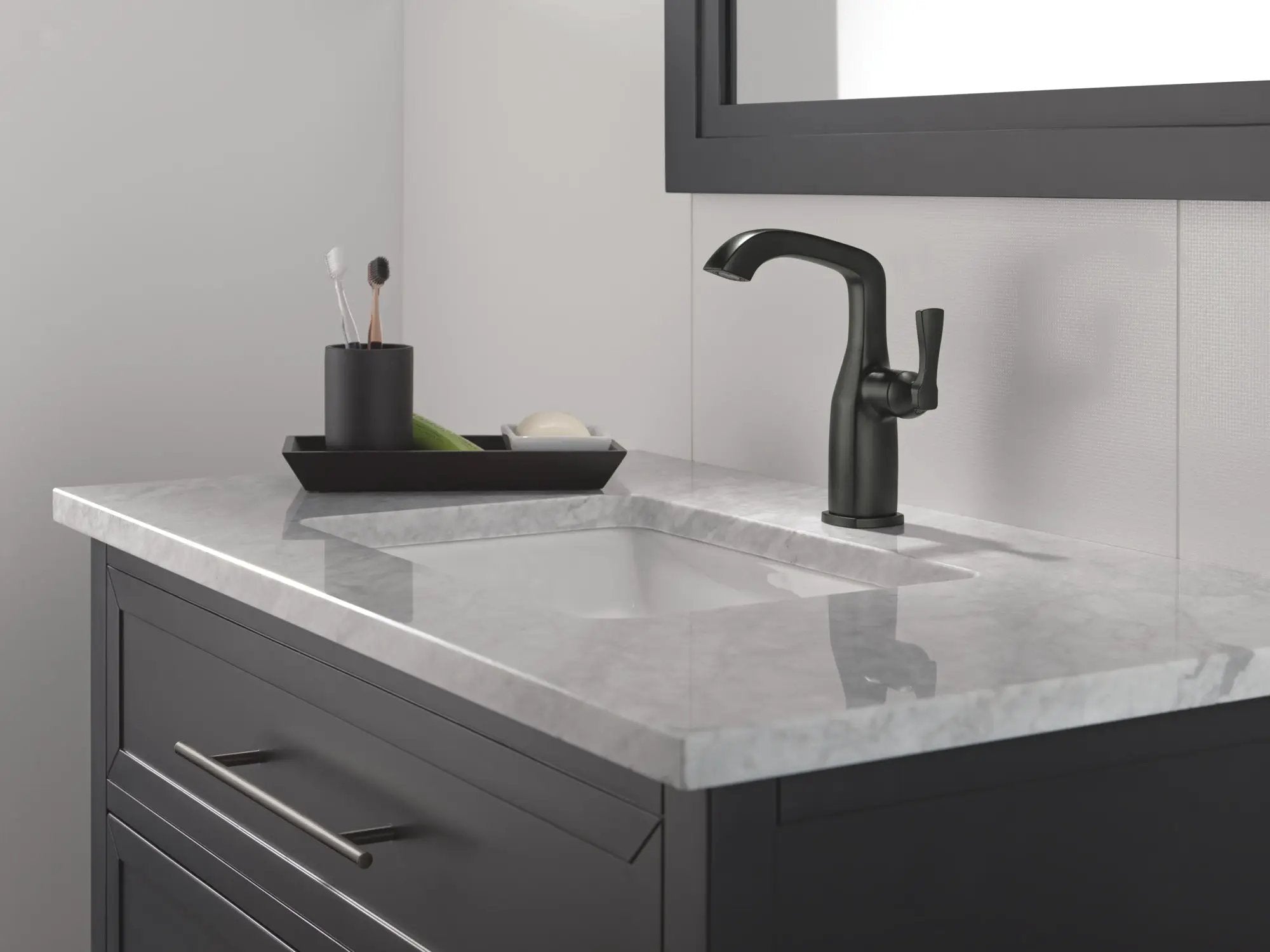 matte black bathroom faucet