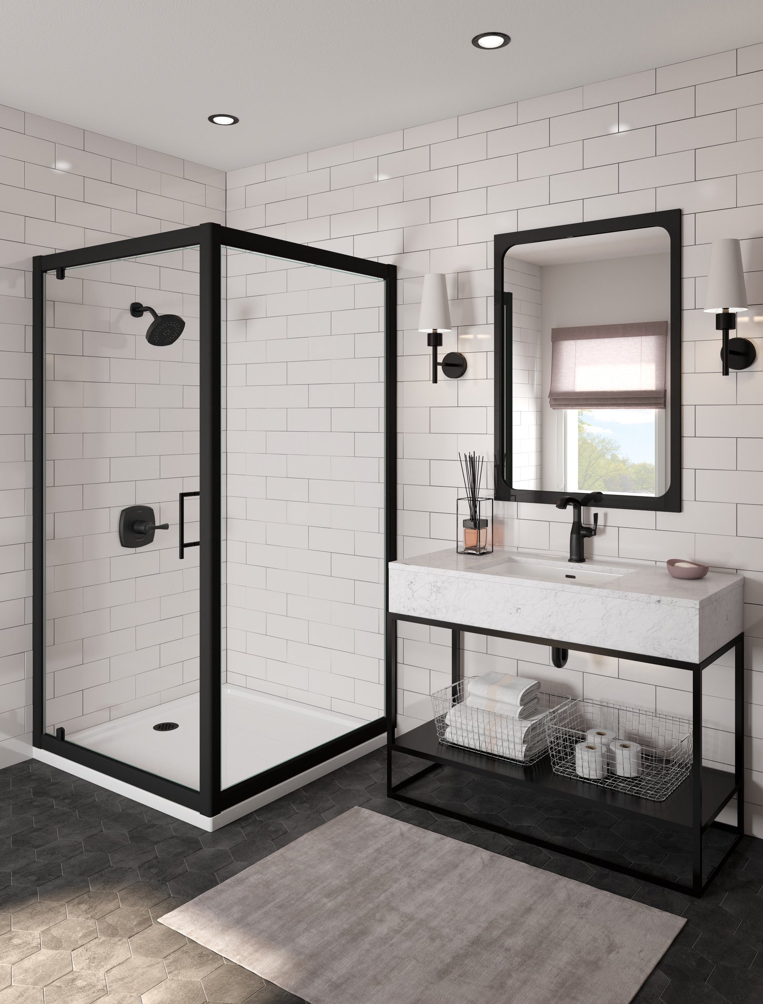 matte black faucet handle