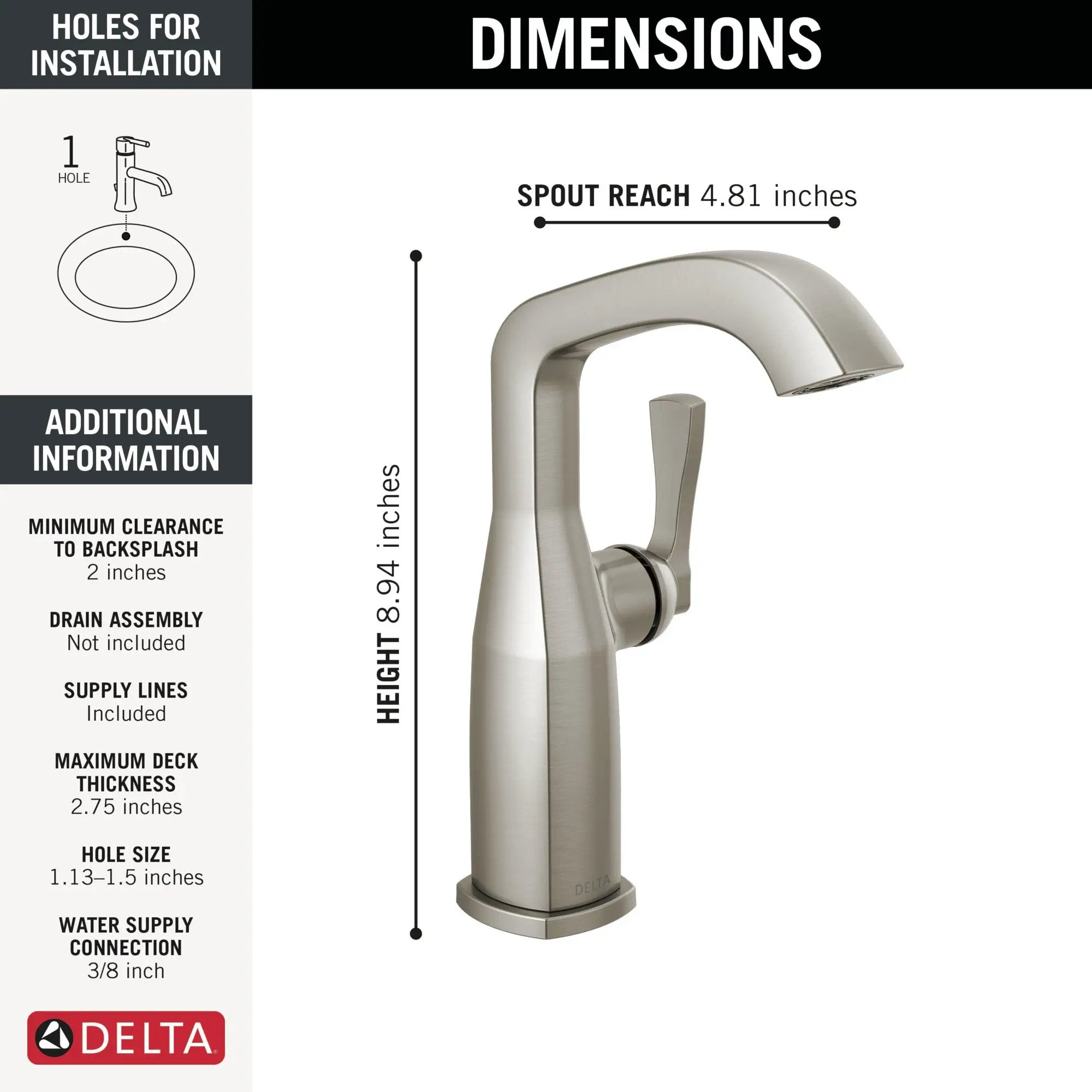 lumicoat stainless bathroom faucet