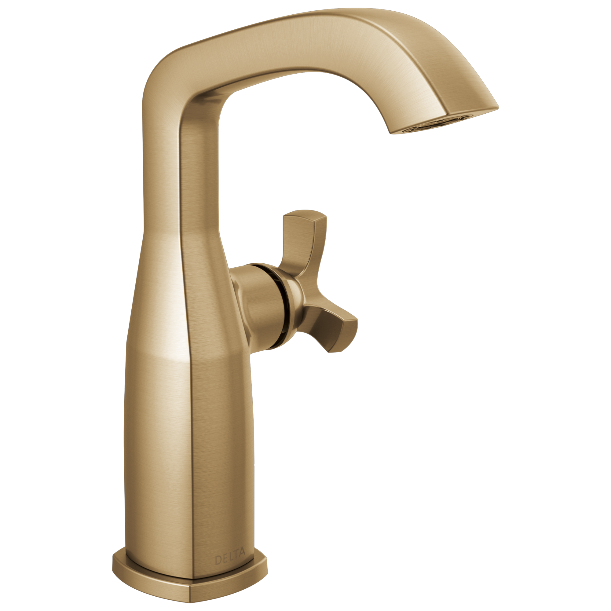 Delta Stryke Single Handle Mid-Height Bathroom Faucet by Delta