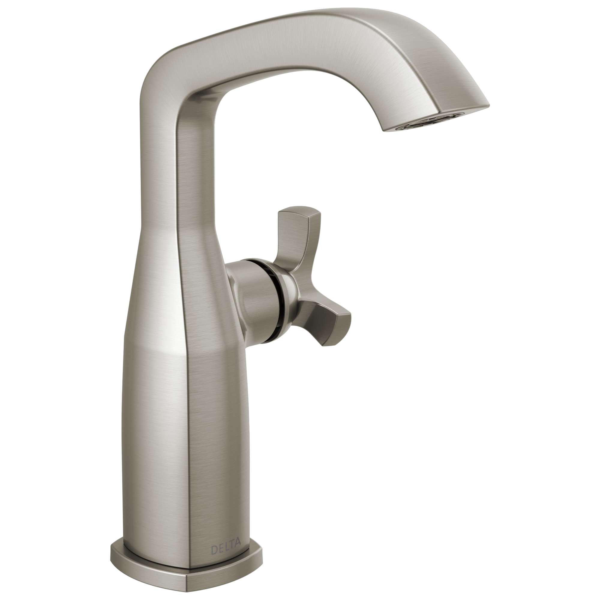 Delta Stryke Single Handle Mid-Height Bathroom Faucet by Delta
