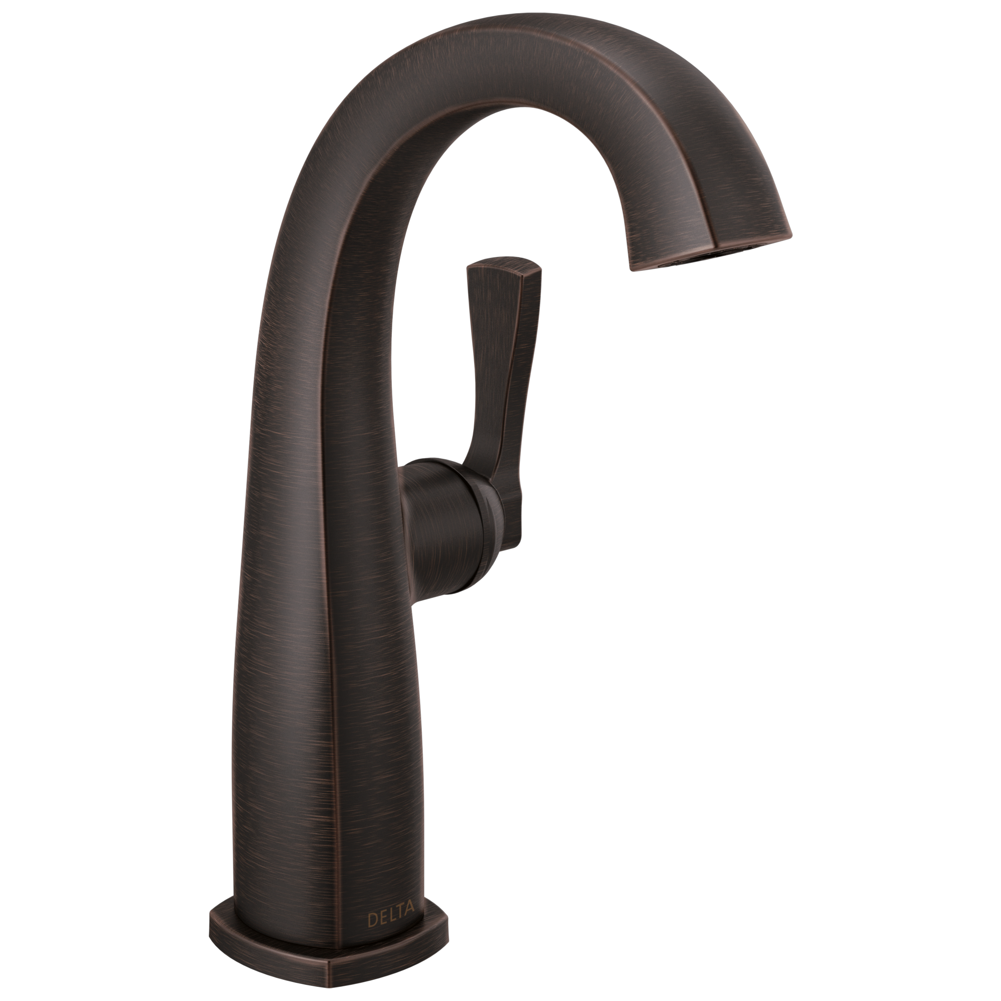 Delta Stryke Single Handle Mid-Height Bathroom Faucet by Delta