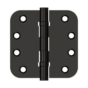 Deltana 4" x 4" x 5/8" Radius Hinges, Ball Bearing