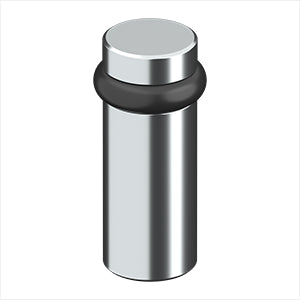 polished chrome floor bumper