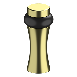 Deltana ROUND UNIVERSAL FLOOR BUMPER 3-1/2", DECORATIVE, SOLID BRASS by Deltana